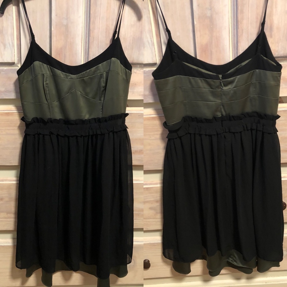 BCBG OLIVE & BLACK MINI DRESS SIZE 2